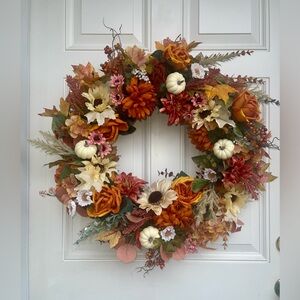 Beautiful Handcrafted Fall Wreath